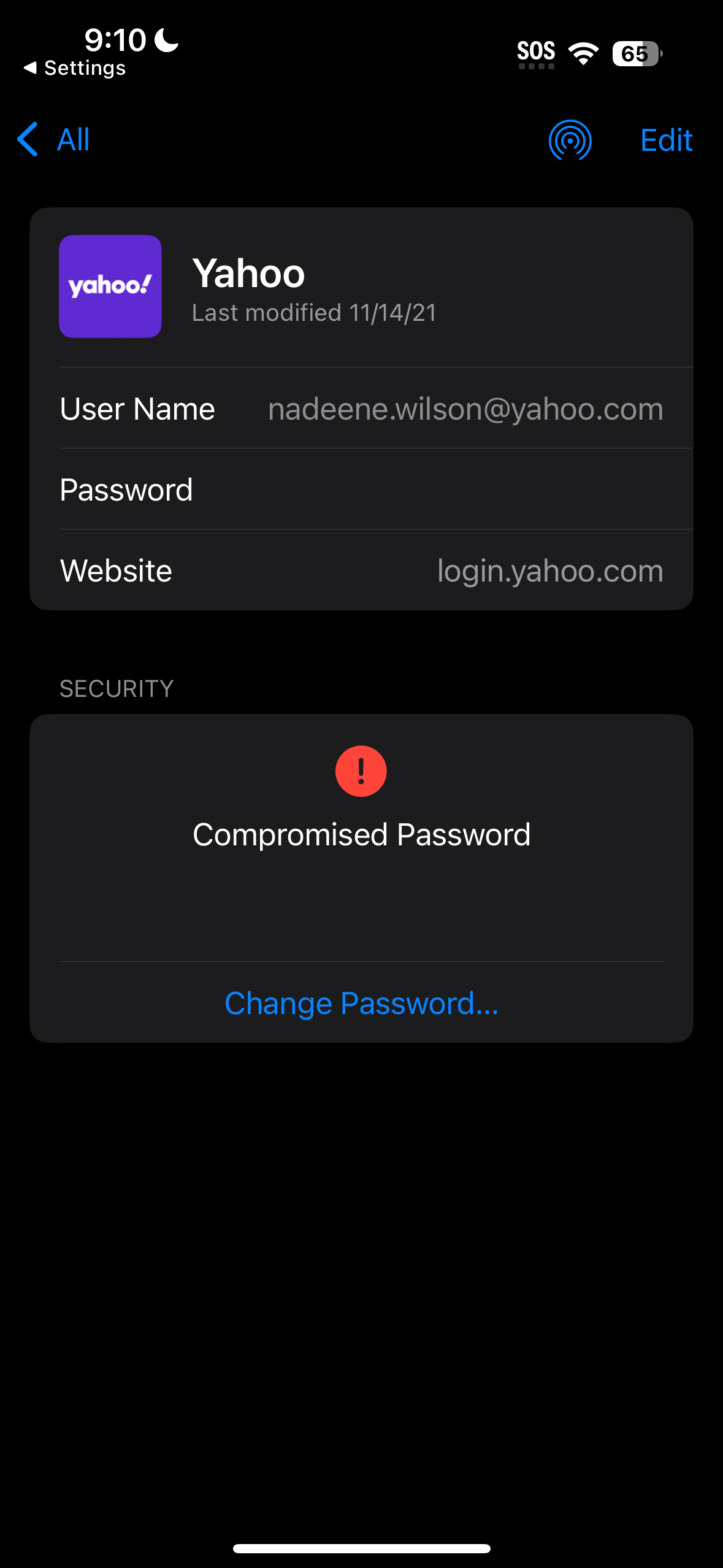 Passwords