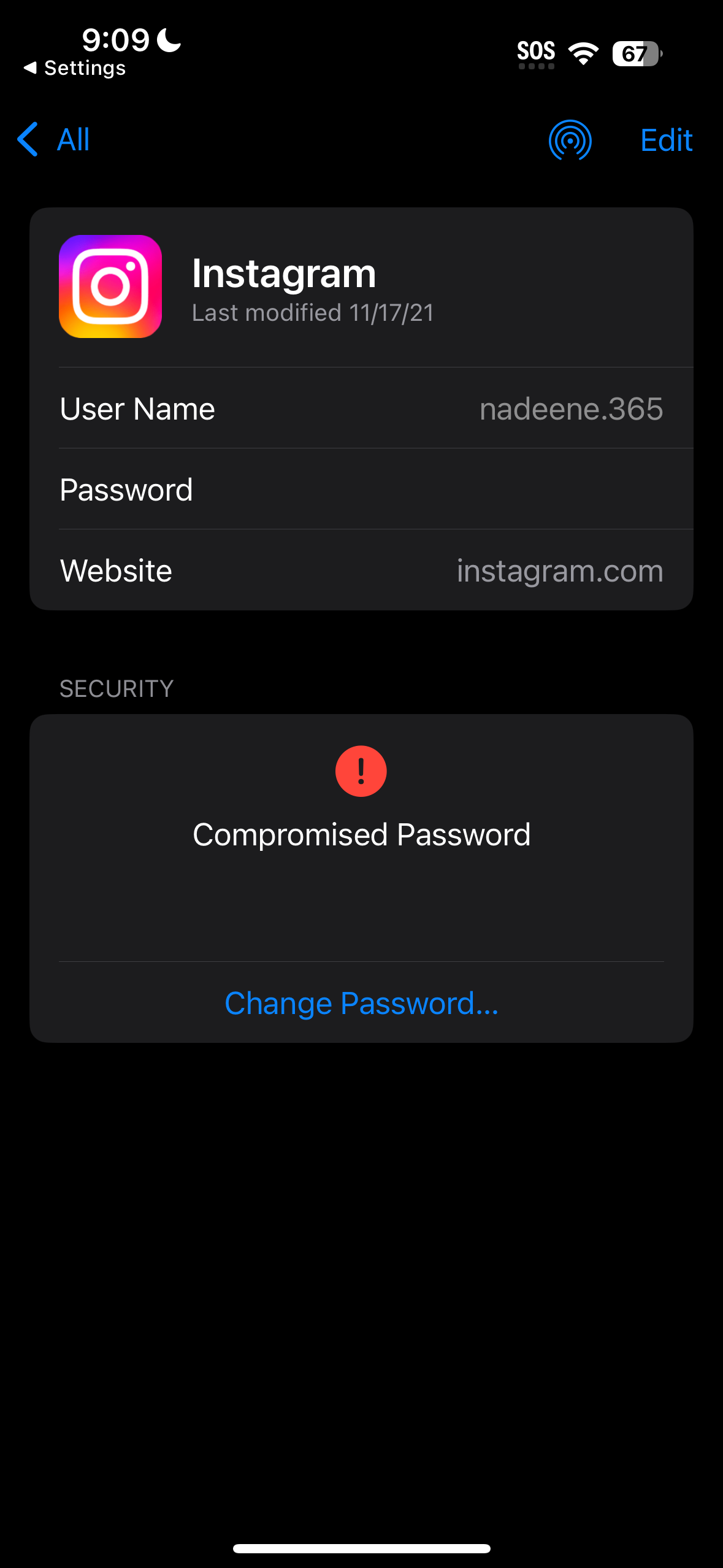 Passwords