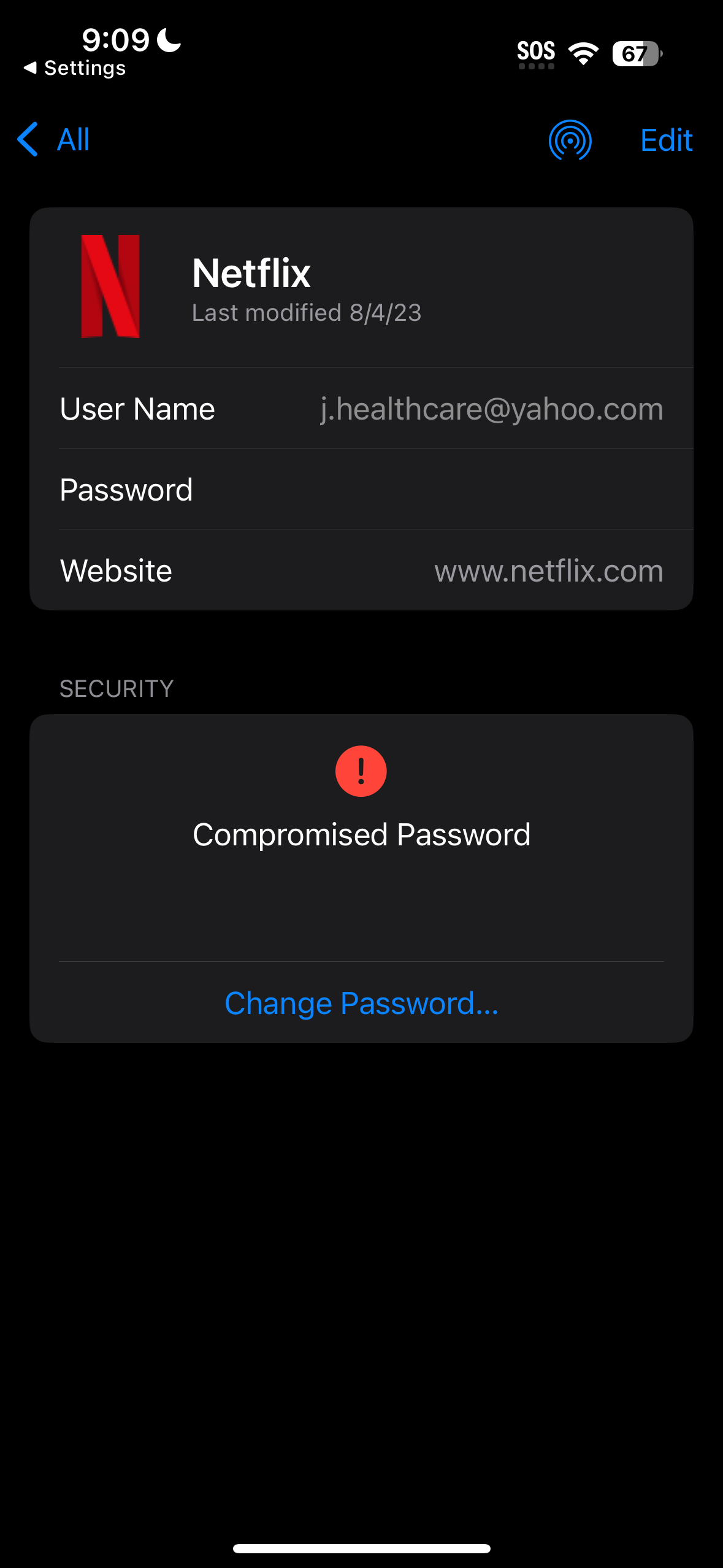 Passwords