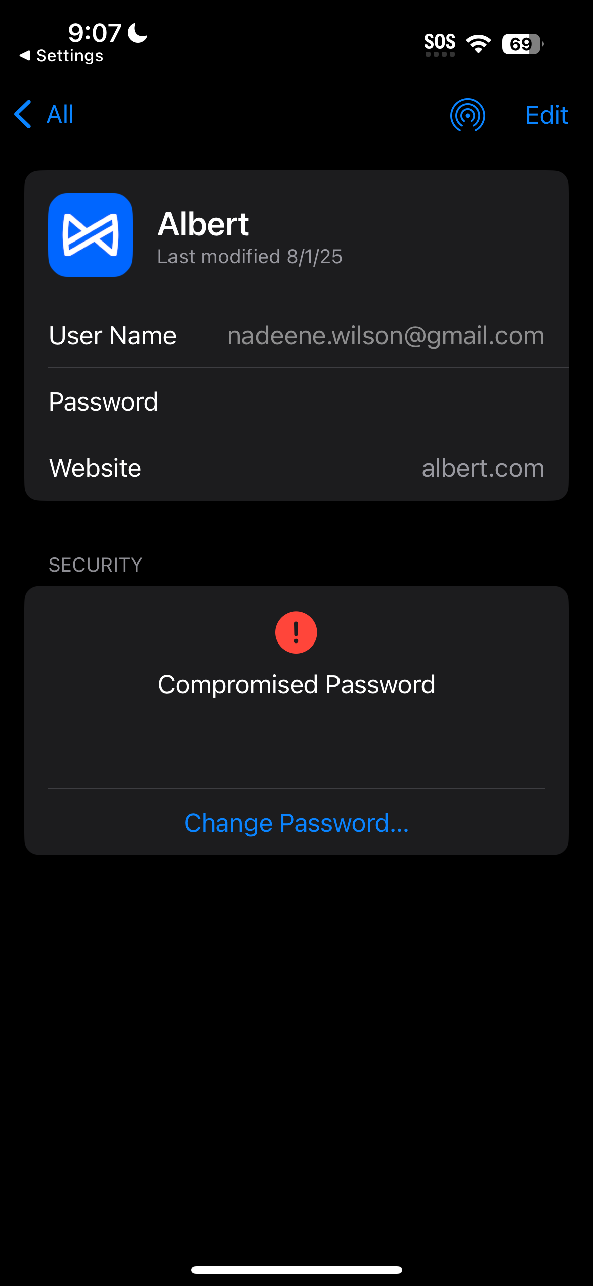 Passwords