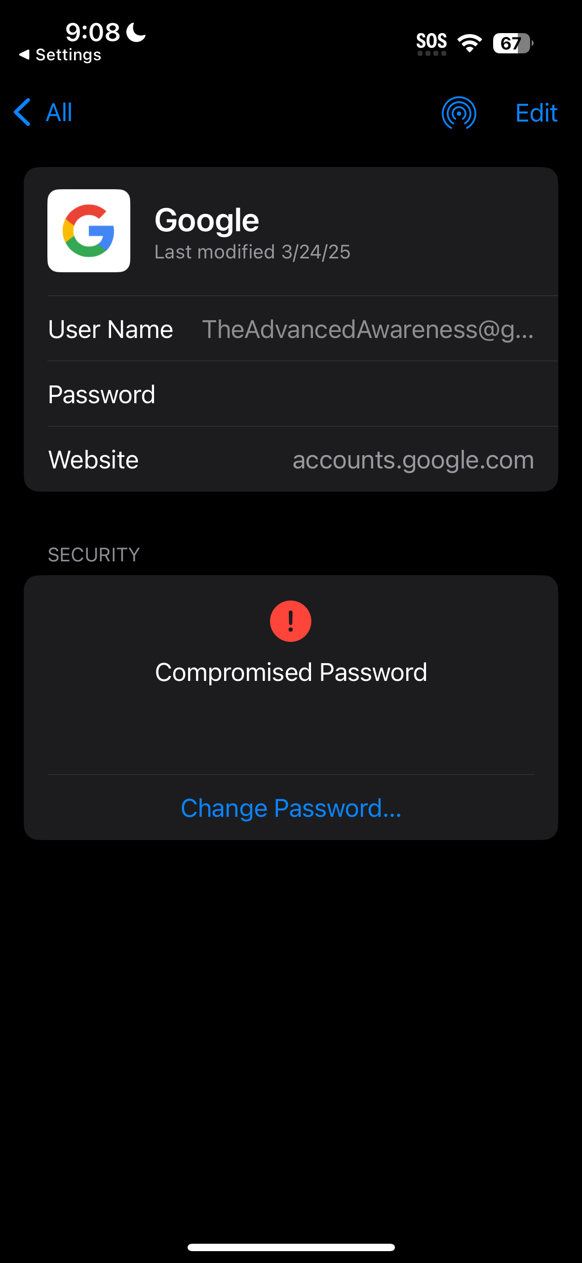 Passwords