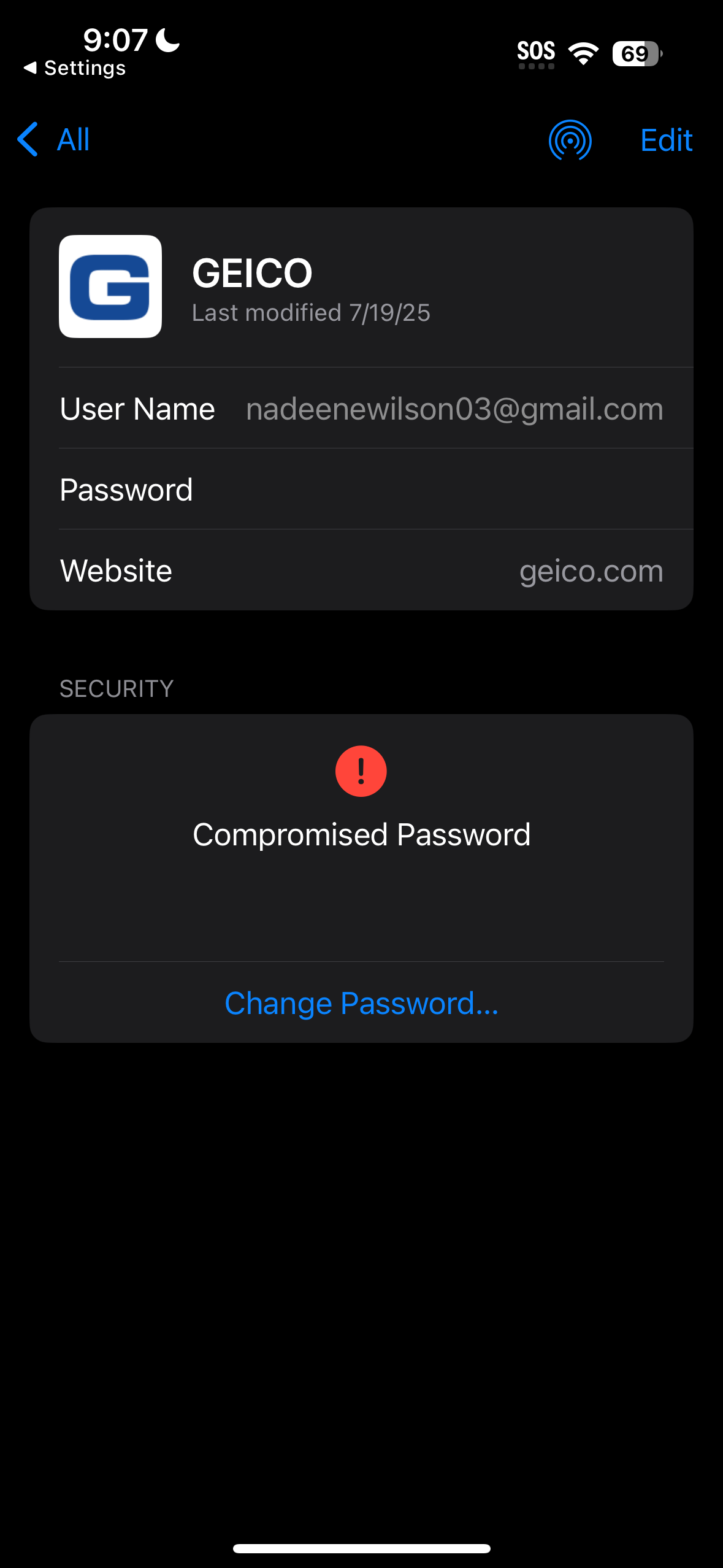 Passwords