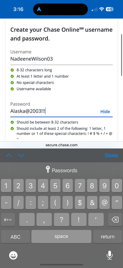 Passwords