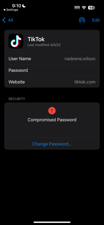Passwords